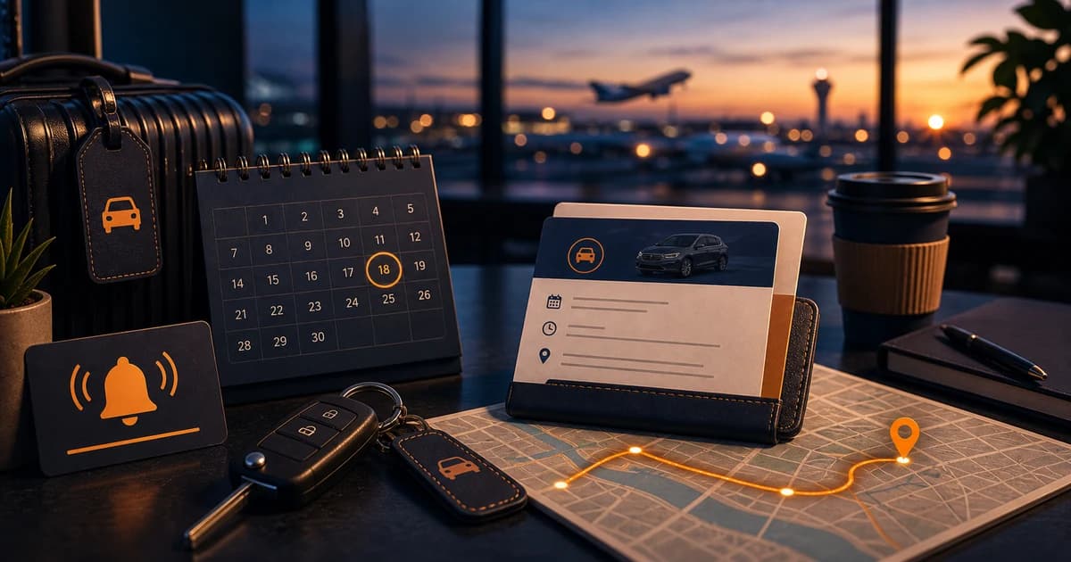 Rental Car Cancellation Reminder App: Track Pickup Times, Refund Windows, and Receipts