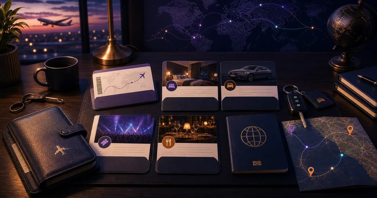 Travel Booking Organizer App: Keep Flights, Hotels, Cars, and Tickets Together